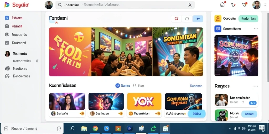 Tampilan antarmuka pengguna yang ramah dan modern.