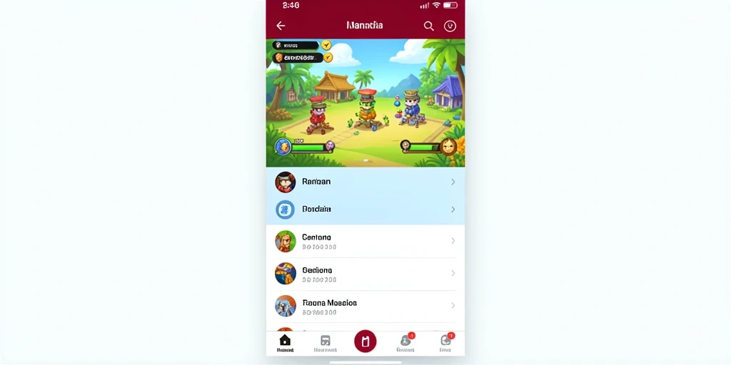 Tampilan antarmuka game yang menarik dan intuitif.