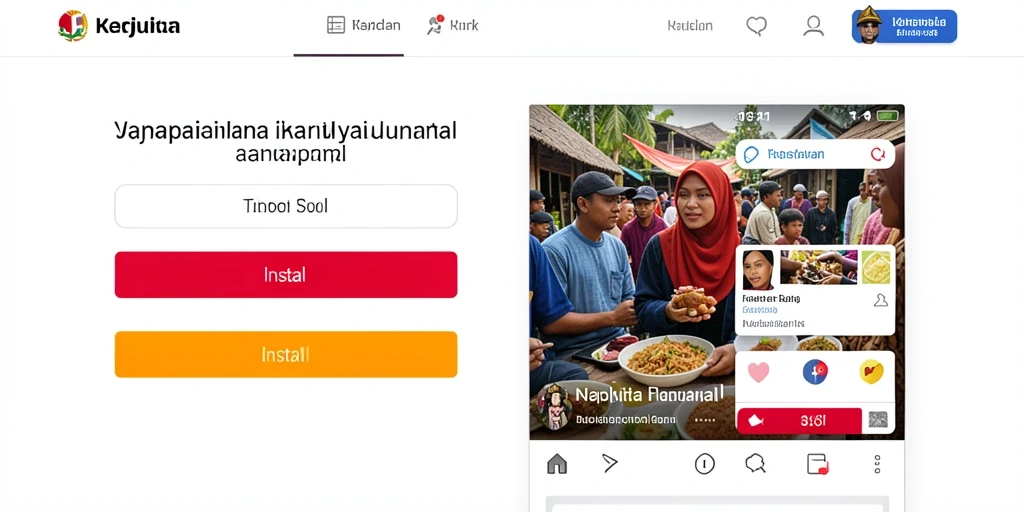 Tampilan antarmuka yang menarik dan modern.