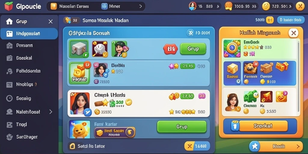Screenshot menampilkan antarmuka permainan yang intuitif.