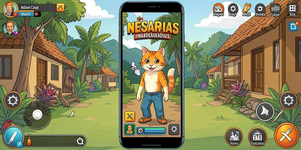 Tampilan awal NAGAWIN yang menarik dan informatif.