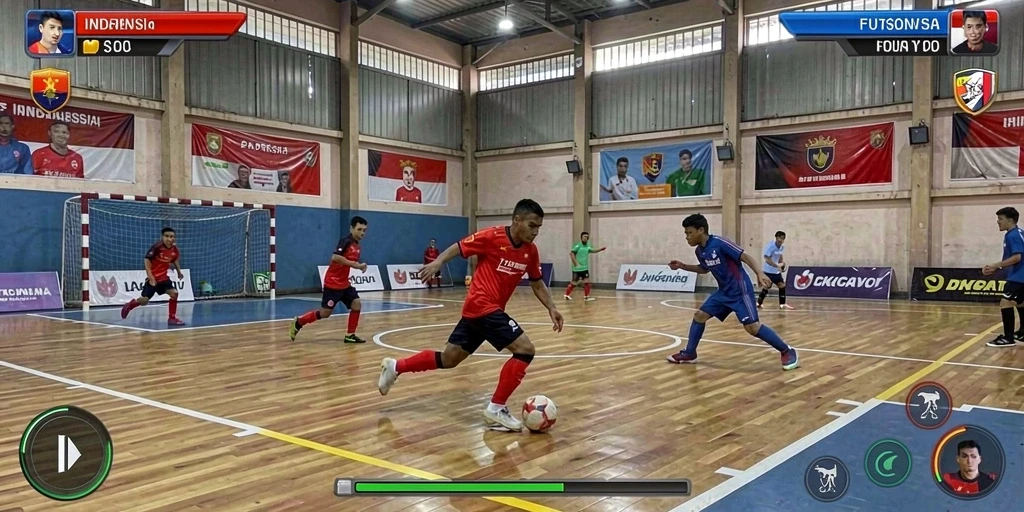 Tampilan menu utama yang menarik dan mudah dinavigasi.