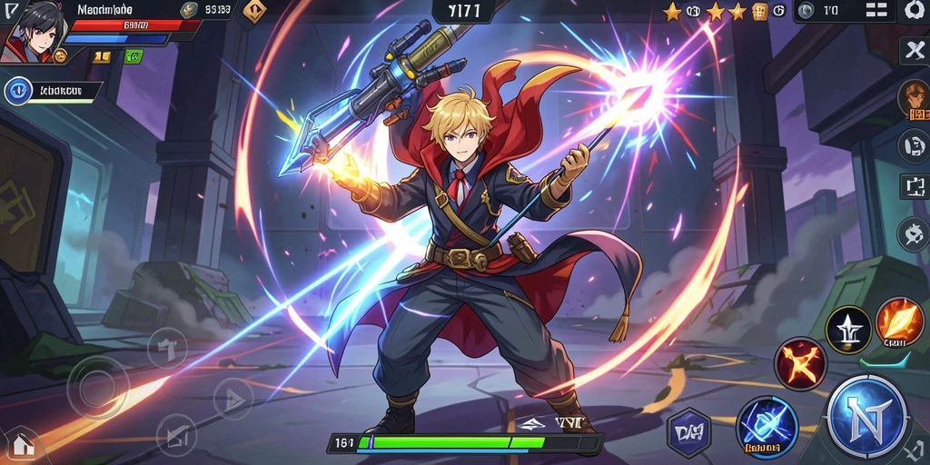 Tampilan awal game yang memukau dan menarik.